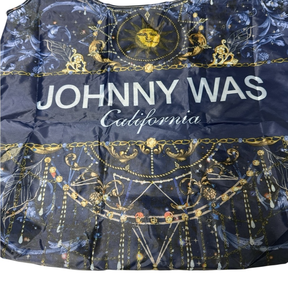 Johnny Was California Blue Tote Bag - Picture 2 of 3